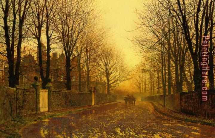John Atkinson Grimshaw Autumn Evening